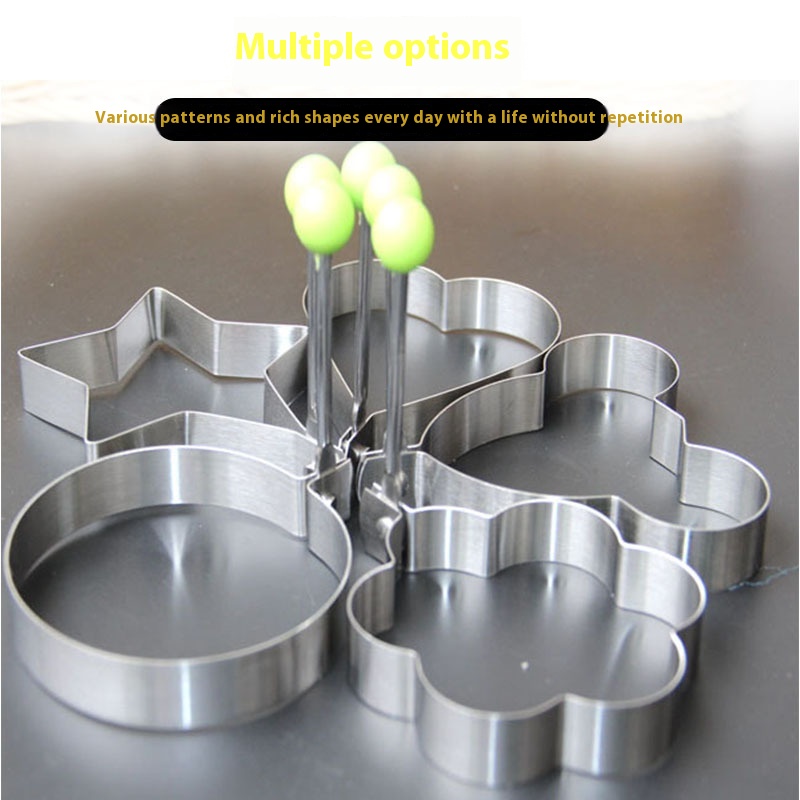A1836 Thickened Stainless Steel Omelette Omelette Mold Omelette Mold Omelette Ring