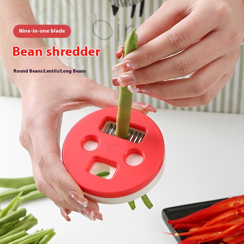 9 Blades Beans Shredder Multifunctional Shredder Dry Beans Shreds Beans Shreds