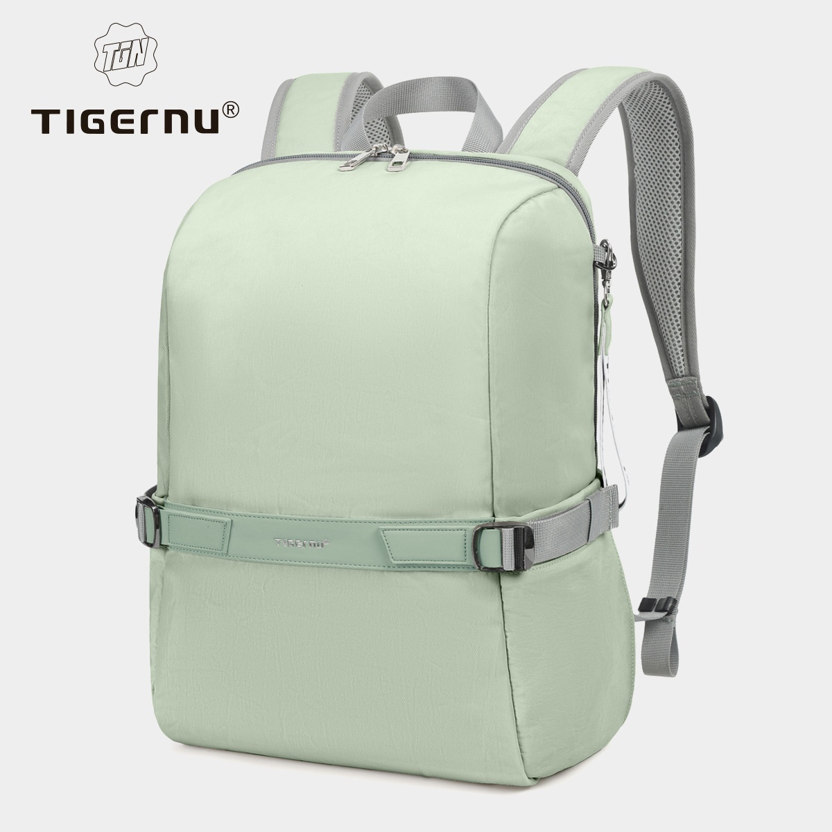 Tigernu Fashion High School Student Schoolbag Waterproof Lightweight Backpack High Value Men And Women Small Fresh Casual Style