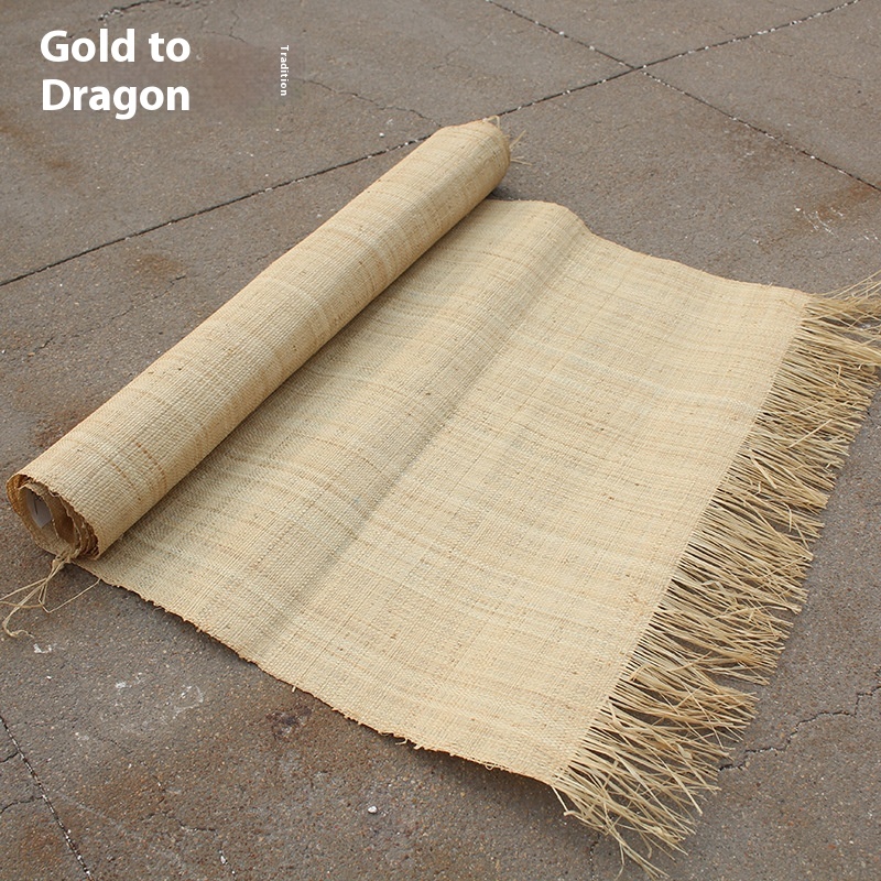 Ordinary Raffia Mat Decoration Decorative Straw Mat Wool Material Raffia Mat Raffia Grassland Material Plant Mat
