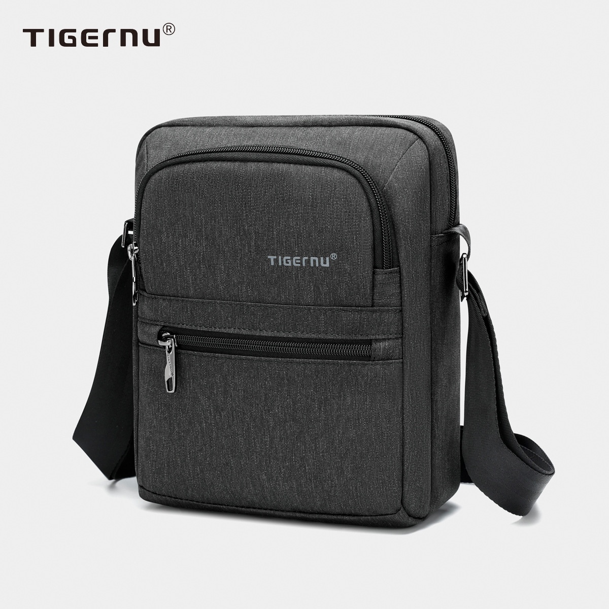Tigernu Business Men's Briefcase Shoulder Bag Fashion Casual Shoulder Bag Sports Splash-proof Shock-absorbing Messenger Bag Men's