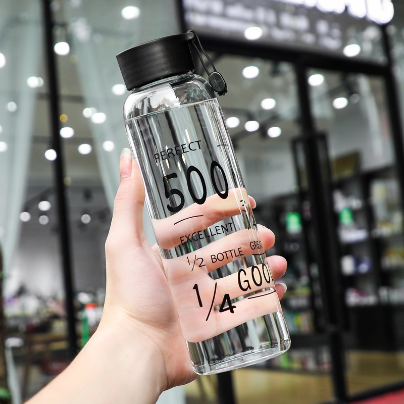 Simple And Fresh Forest Glass Portable Men And Women Students Water Cup Style Creative Personality Cup