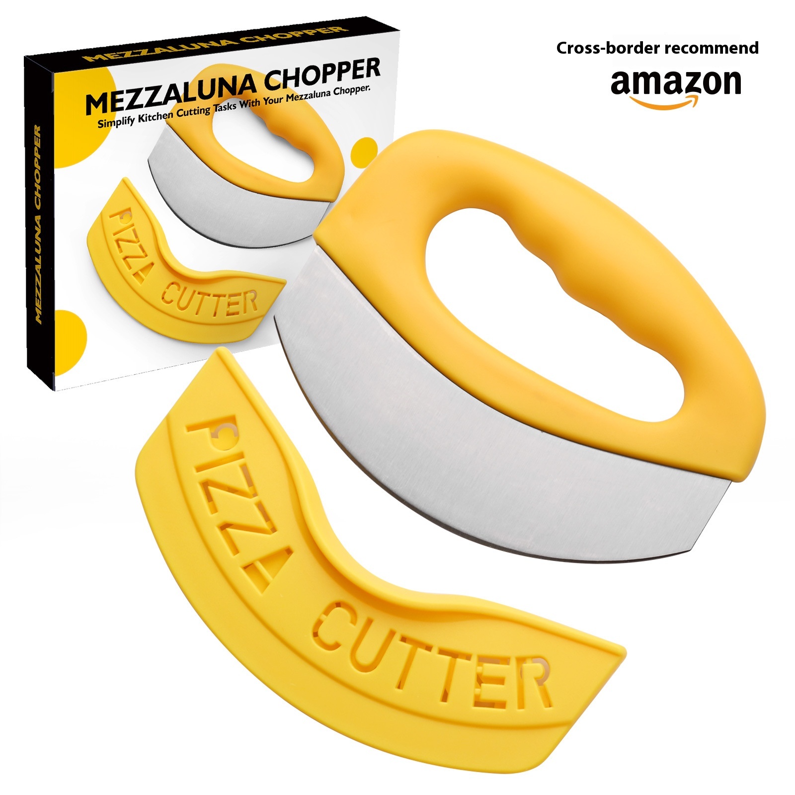 Stainless Steel Cutter Ring Cutter Pizza Cutter Herb Cheese Knife Multi-function Slicer Baking Tool