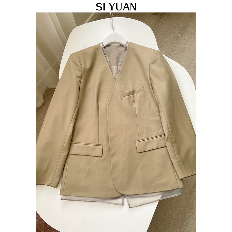 [No Refund]Welfare Price138 Hong Kong Style Temperament Small Suit Loose Casual Suit Jacket Female3272