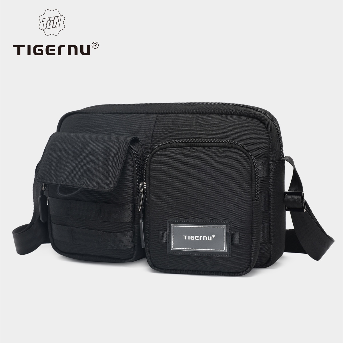 Tigernu Men's Messenger Bag Outdoor Japanese Fashion Small Shoulder Bag Workwear Shoulder Bag S