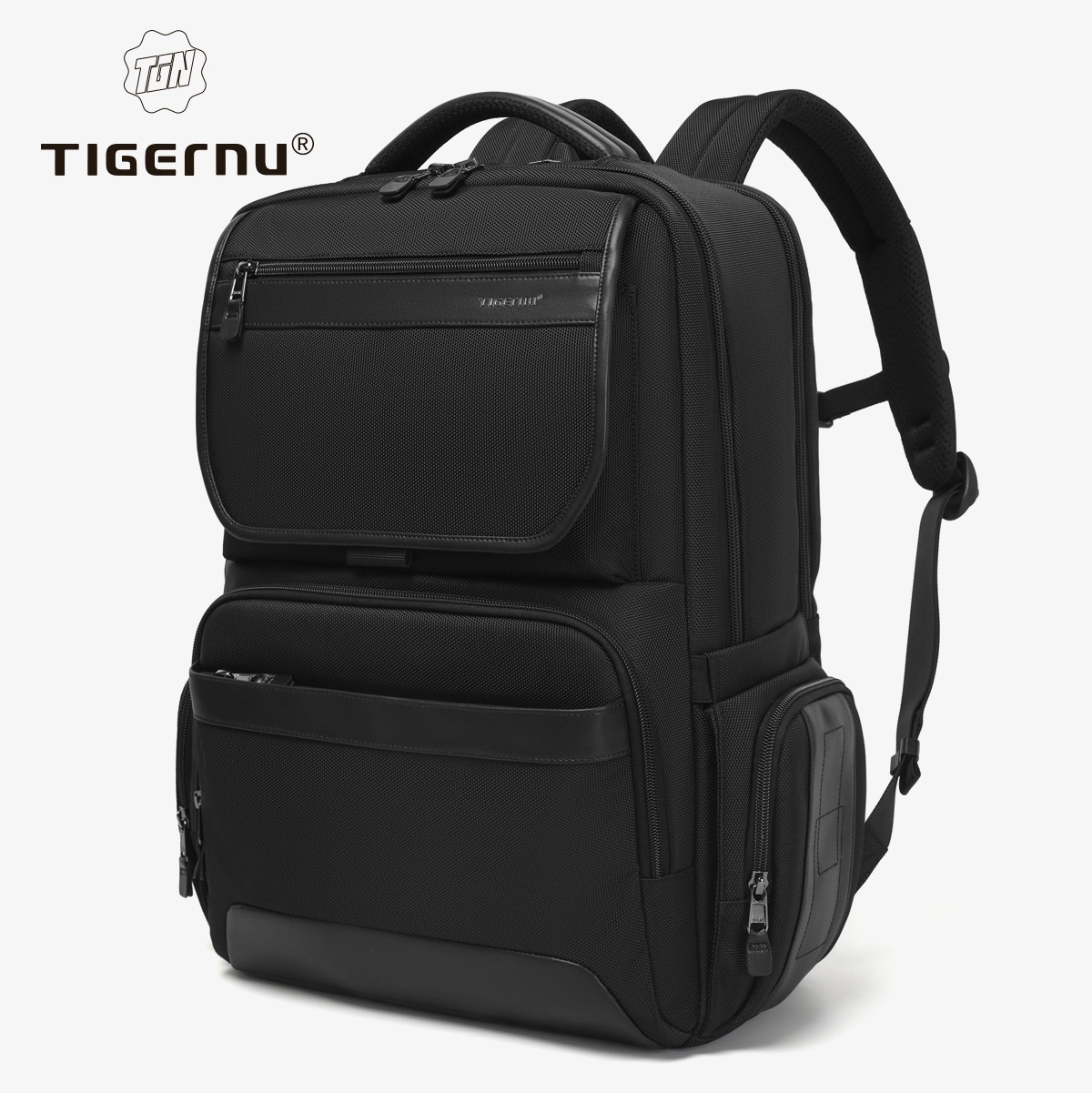 Tigernu Business Travel Commuting Backpack Men's Large Capacity Simple Fashion Computer Backpack Soft Distribution