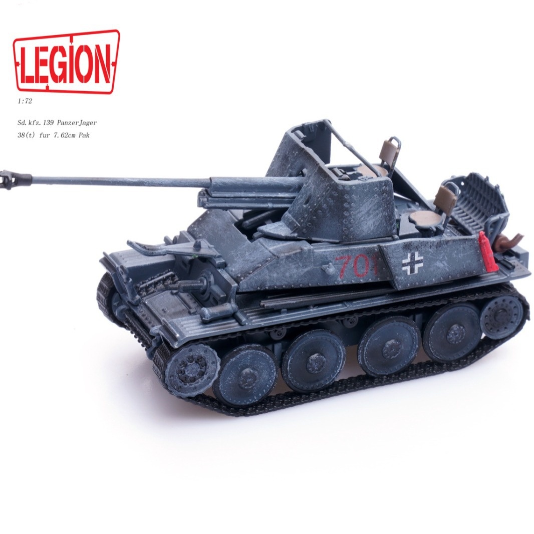 1/72 Diecast Tank Panzerjager38(t)Fur7.62cm Pa K36(R)Marder III