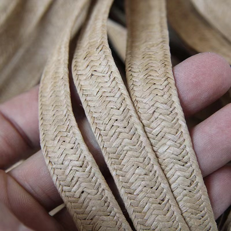 SPaper Rope Braid Straw Hat Material Paper Rope Paper Braid Raw Material Paper Straw Paper Double Seven-ingot Braid Paper Braid Paper Straw Braid