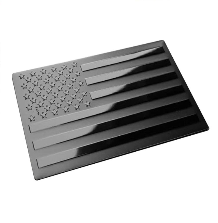 Special National Flag Car Stickers Metal Car Stickers3 DThree-dimensional Car Concave And Convex Paint Car Body Stickers Aluminum Alloy Decorative Stickers