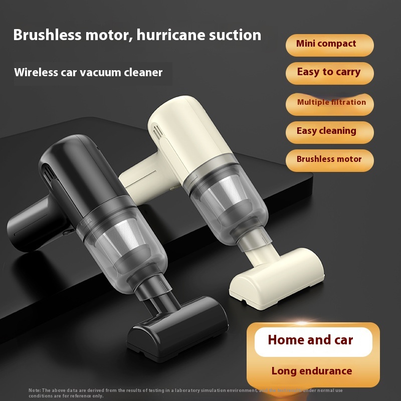 Household Car Rechargeable Blowing And Suction Dual-purpose Brushless Small Mini Vacuum Cleaner Portable Wireless Handheld Car Vacuum Cleaner