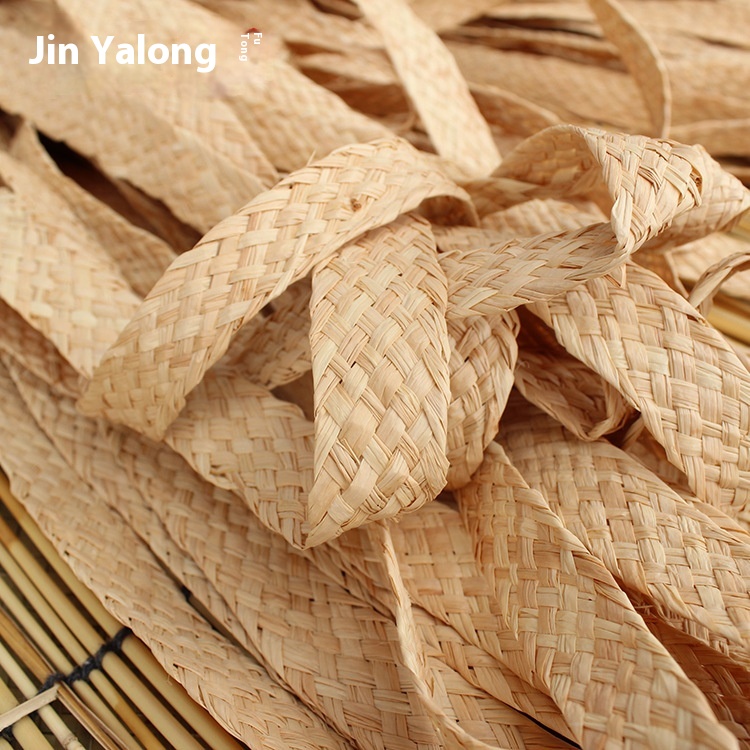 Braided Raffia Straw Braided Nine Strand Braid Handmade Straw Braiding Raw Material Quality Assurance