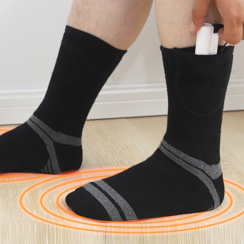 E-commerce Temperature-adjustable Electric Socks Foot Warmers USBHeating Shoes For Women And Men Power Banks Foot Warmers