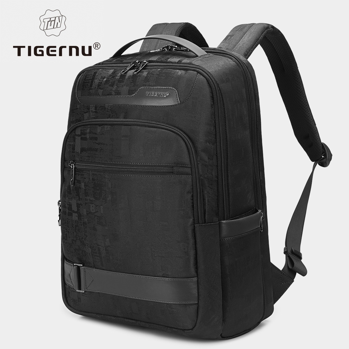 Tigernu European And American Retro Fashion Water-proof Backpack Men's Anti-theft Anti-wrinkle Folding Backpack Commuting Work Bag