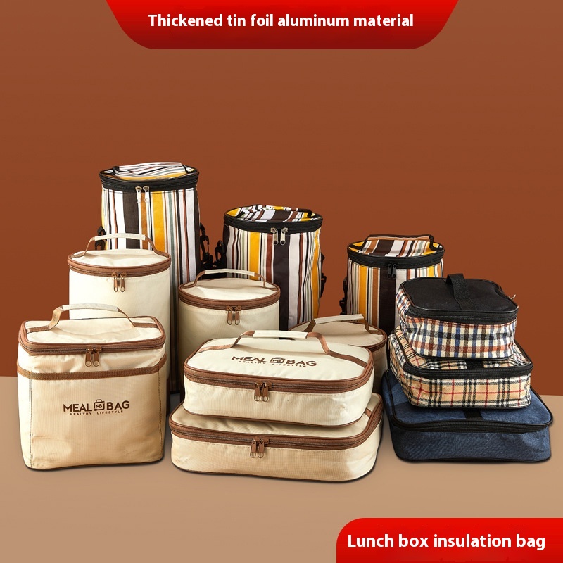 Ulated Lunch Box Bag Lunch Bag Pot With Rice Bag Lunch Bag Office Worker Thickened Aluminum Foil Rice Pocket Handbag