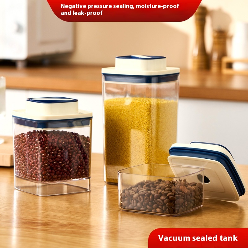 Vacuum Sealed Jar Coffee Powder Moisture-proof Storage Jar Milk Powder Jar Transparent Storage Jar Grain Storage Box
