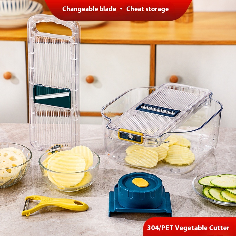 Vegetable Cutting Tool304 Stainless Steel Multi-function Shredder Slicer Household Kitchen Utensils Grater Grater