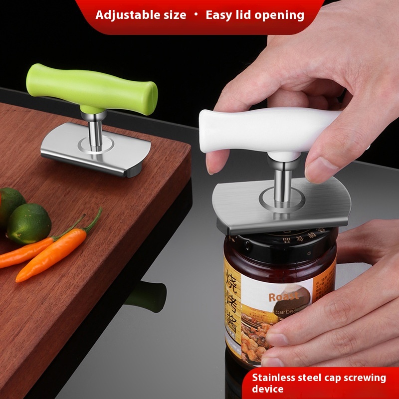 Stainless Steel Labor-saving Capping Artifact Can Opener Manual Bottle Opener Canned Bottle Cap Twister Kitchen Gadgets