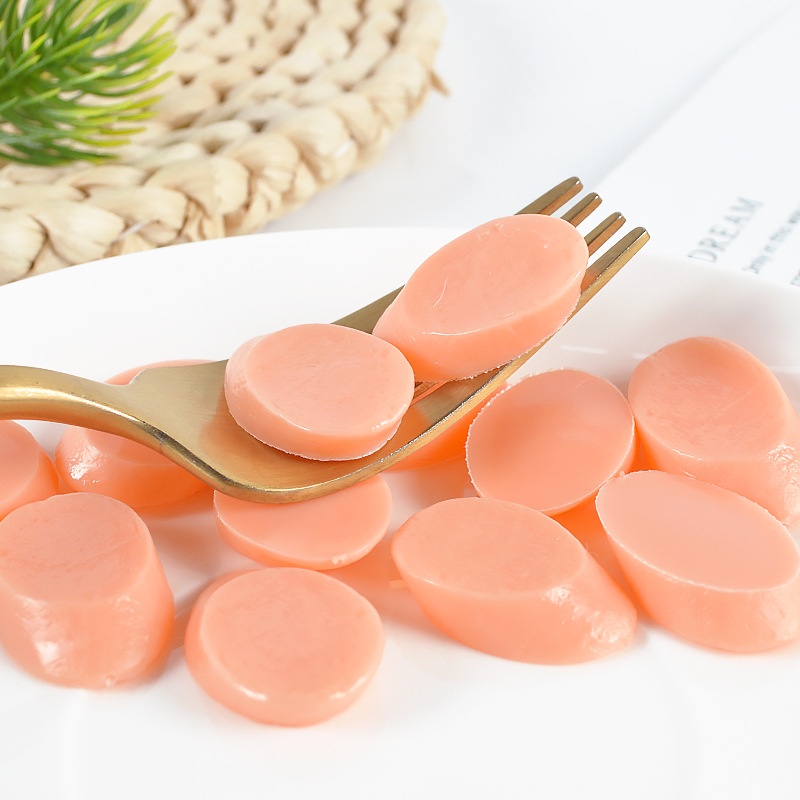 PVCMiniature Food Play Ham Sausage Slices Play House DIYKitchen Simulation Dish Accessories Creative Sausage Slice Model
