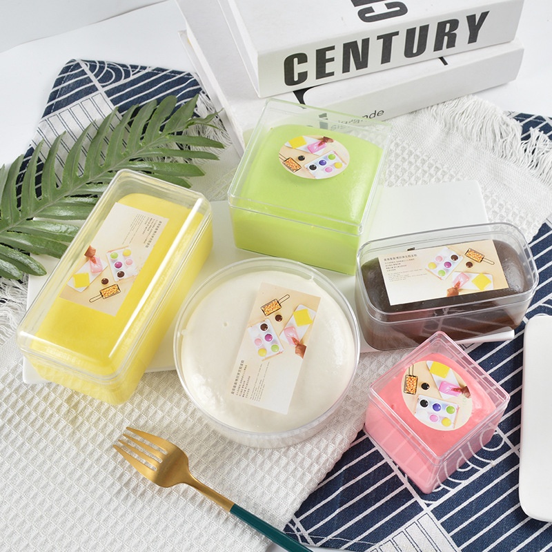 The As Xiaohongshu,Soft And Slow Rebound Sticky Toast,Boxed Slow Rebound Sucking Finger Bread Decompression Toy