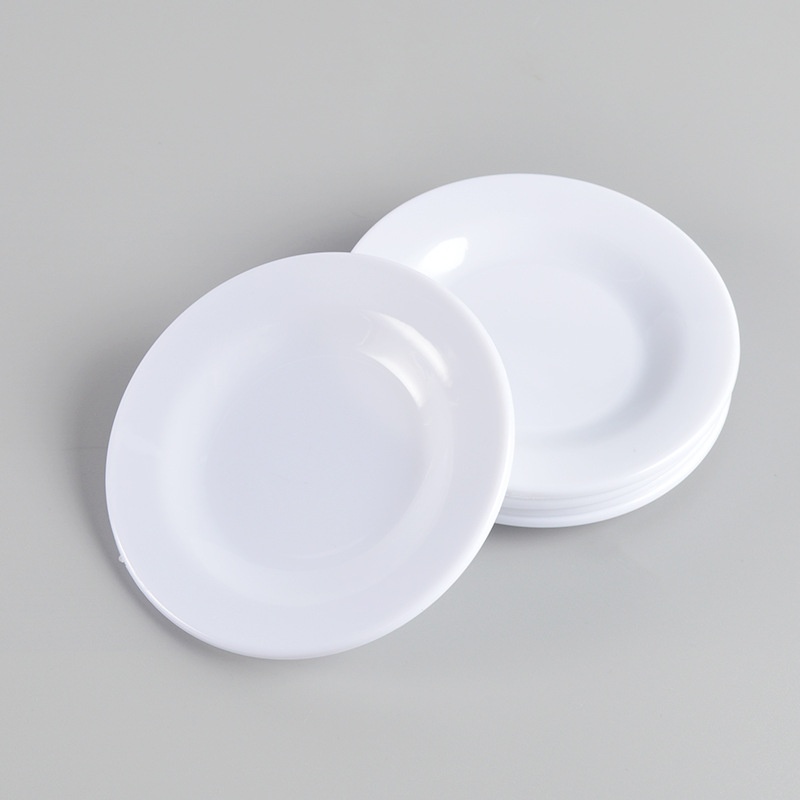 Simulation Food Play Accessories9cm Dinner Plate Dollhouse Doll House Play House Simulation Food Plate Tableware Accessories