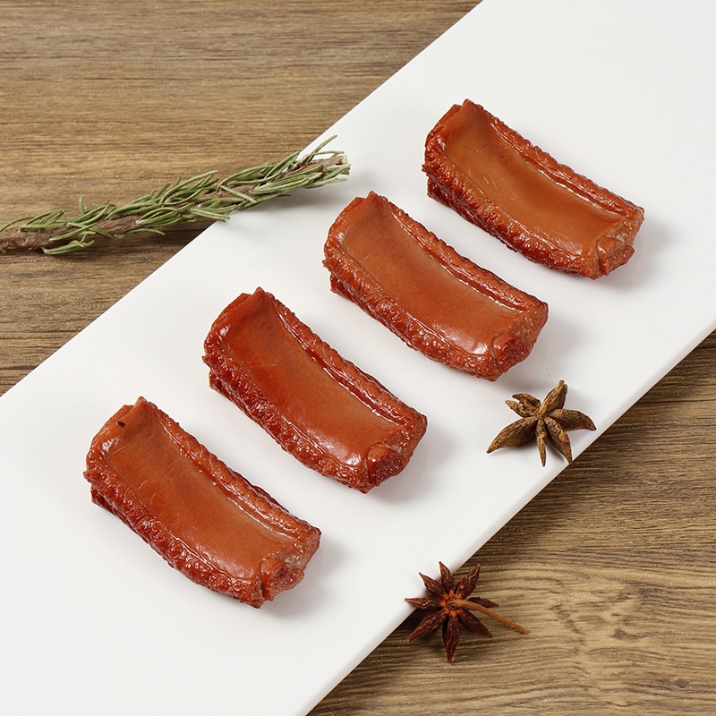 PVCSimulation Ribs Model Creative Simulation Food Play Keychain Bag Pendant Simulation Food Ribs Pendant