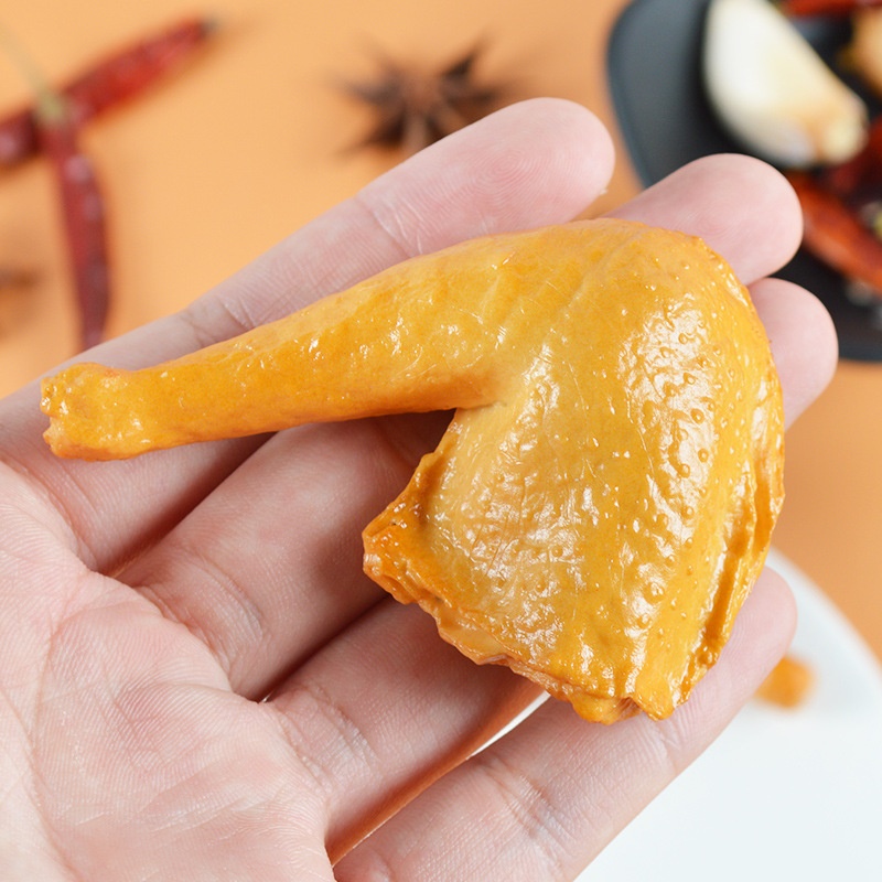 Simulation Food Keychain Pendant Creative Bag Mobile Phone Case Pendant Simulation Duck Leg Model Props
