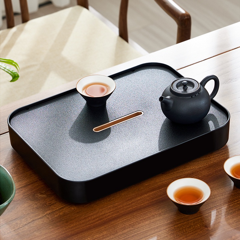 Jianxia Tea Tray Household Small Simple Drain Small Tea Table Office Modern Simple Mini Tray