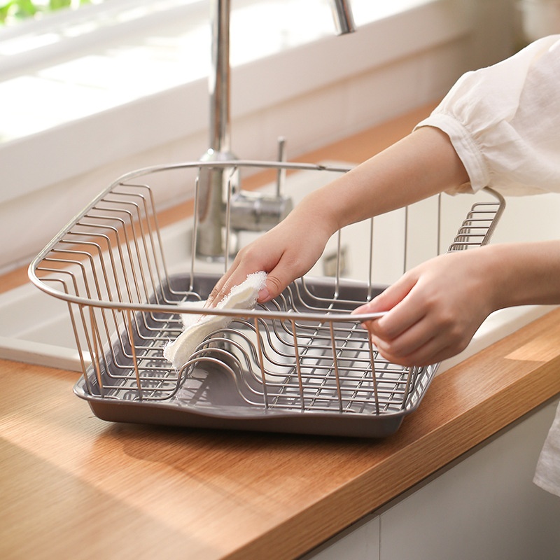Type Of Drain Bowl And Plate Chopstick Knife Rack Kitchen Sink Windowsill Storage Artifact Drain Bowl Trough Dish Rack