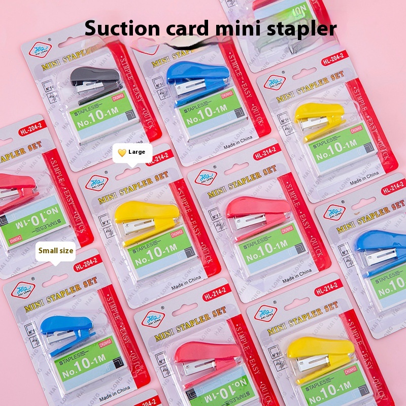 Minimalist Office Supplies Mini Stapler Set Student Cute Stapler Small Stapler Gift