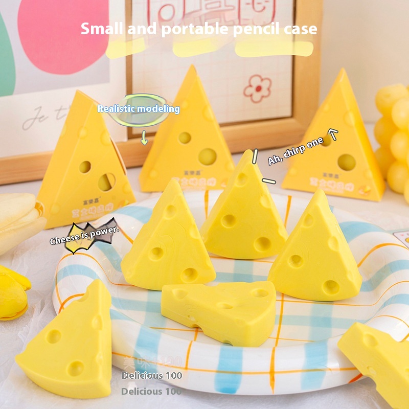 Cheese Cheese Eraser Isn't High Value Creative Cartoon Cute Eraser Girl Strange Wipe Clean