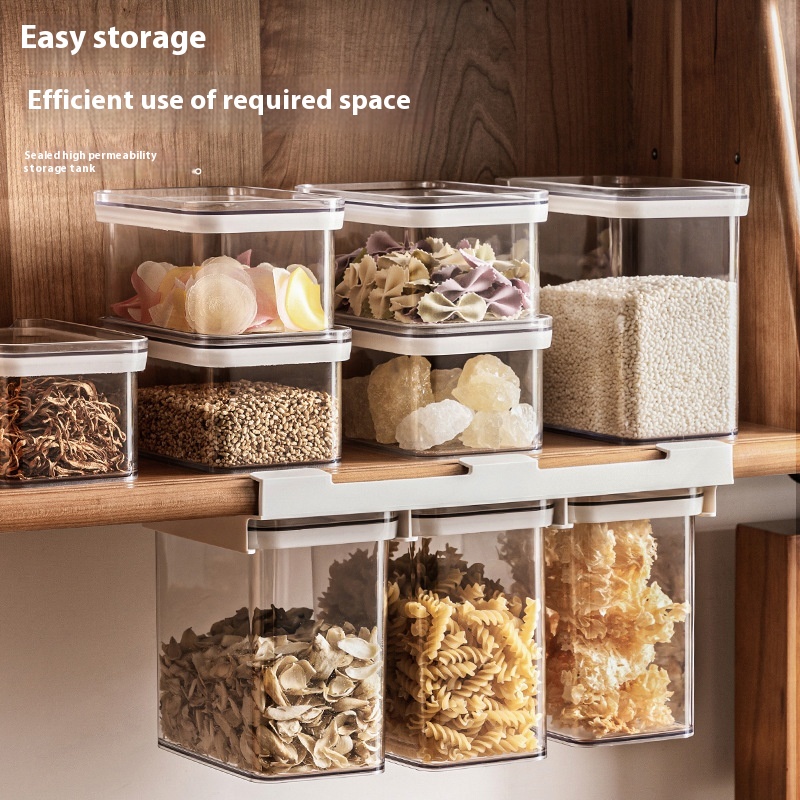 Jianxia Hanging Sealed Jar Noodles Dry Goods Beans Gra Storage Box Kitchen Storage Moisture-proof Storage Jar