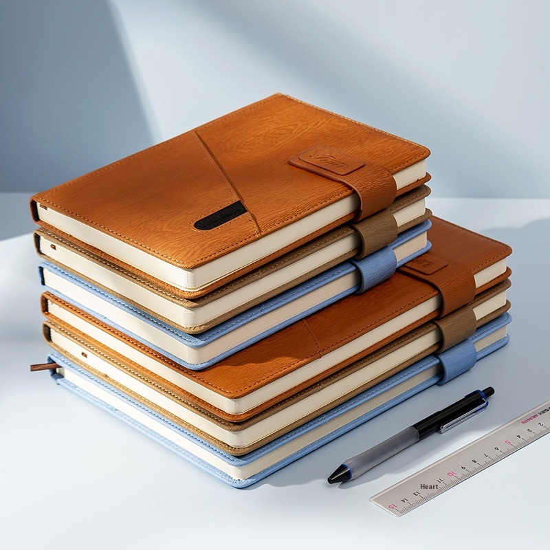 High-end Business Notebook Notepad Advertising Leather Cover Printing T