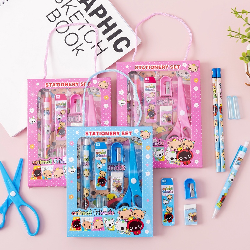 Primary School Student Gifts Children's Gifts Prizes School Supplies Back To School Stationery Set Gift Box T