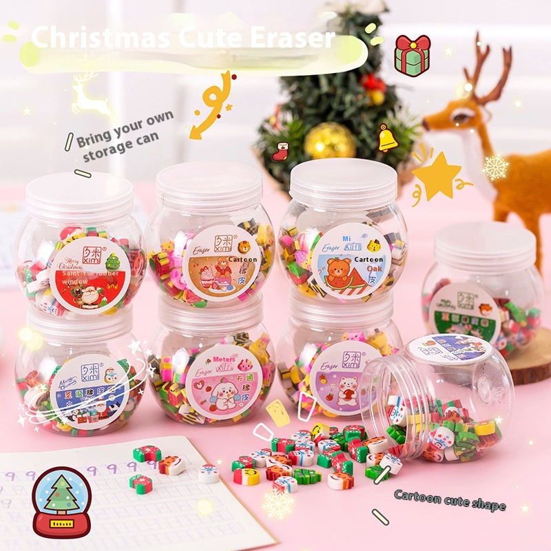 Cartoon Reward Gift Creative Eraser Bottle Eraser Children Cartoon Eraser Mini Cute Gift50 T