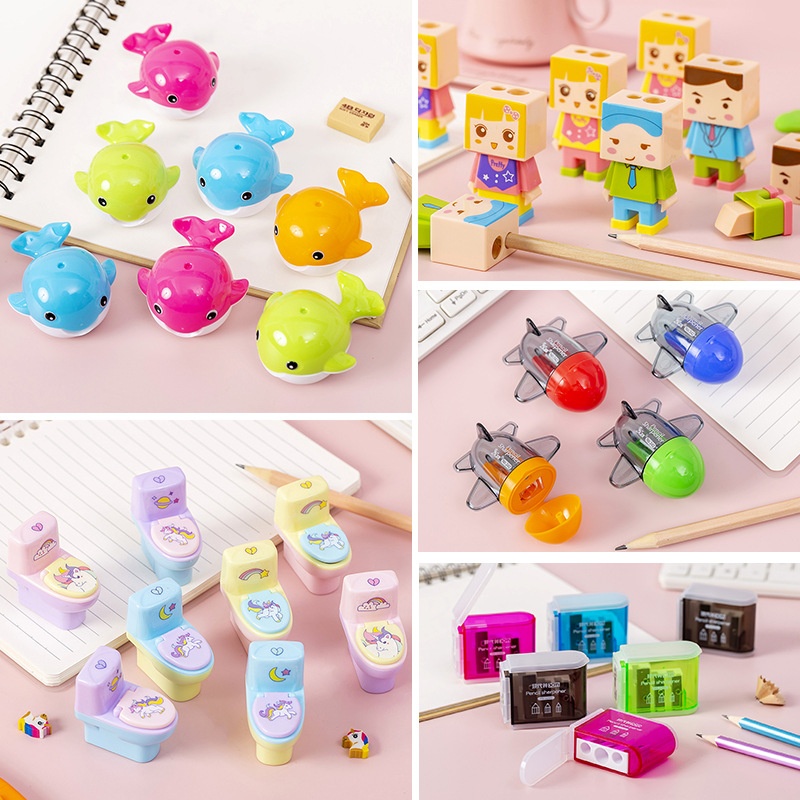 Children's Creative Pencil Sharpener Pencil Sharpener Pencil Sharpener Cute Cartoon Primary School Student Pencil Sharpener School Supplies