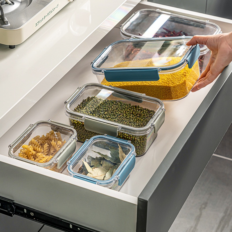 Jianxia Food Preservation Box Refrigerator Storage Box Sealed Superimposed Buckle Leak-proof Japanese Lunch Box Preservation Box Small