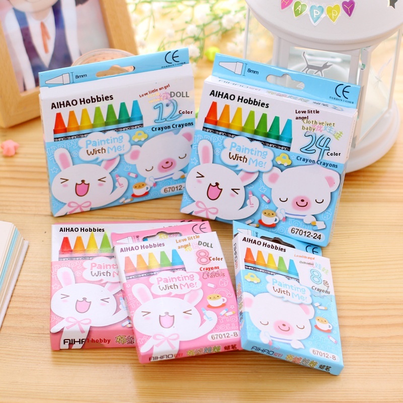 CS013 Hobby Stationery Oil Pastel8 Color12 Color24 Color Crayon Primary School Summer Supplies X-116 T