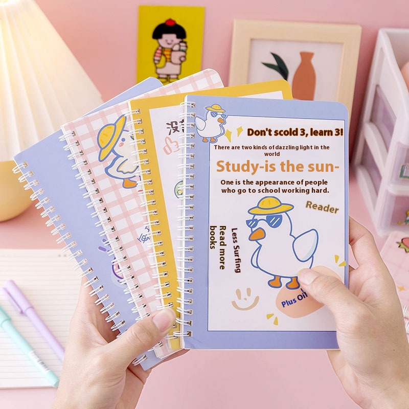 Internet Celebrity Korean Version Cute Pet Coil Notepad Cartoon Series Student Gift Stationery T