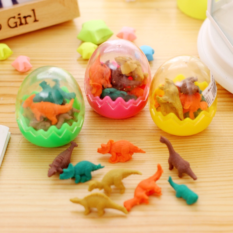 163 Xufeng Electronic Gift Dinosaur Egg Eraser Korean Version Creative Student Prize Yiwu Small Commodity T
