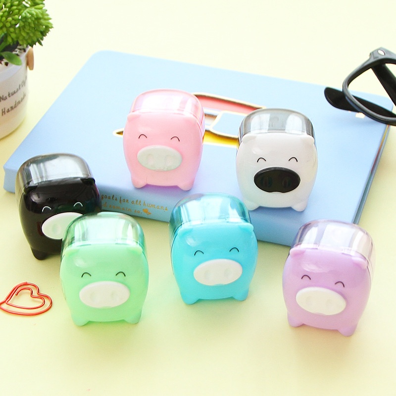 Xufeng0557 Pencil Sharpener Cute Treasure Pig Pencil Sharpener Pencil Sharpener Mini Pencil Sharpener Stationery T
