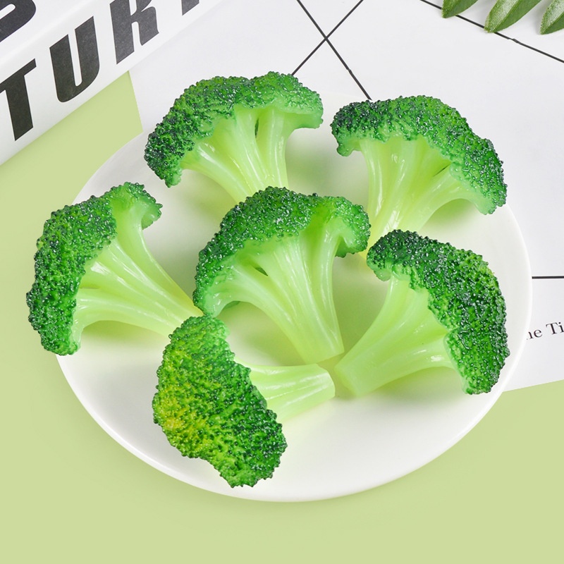 The Same PVCBroccoli Model As The,Simulated Vegetable Broccoli Model Props Can Be Used As ASchool Bag Pendant Ornament