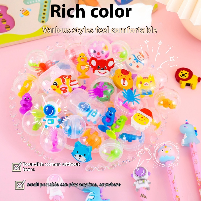 Gachapon Stationery Blind Box Cartoon2 Yuan Gachapon Game Machine With Dolls Fun Gachapon Surprise Gift Ball Gift32m