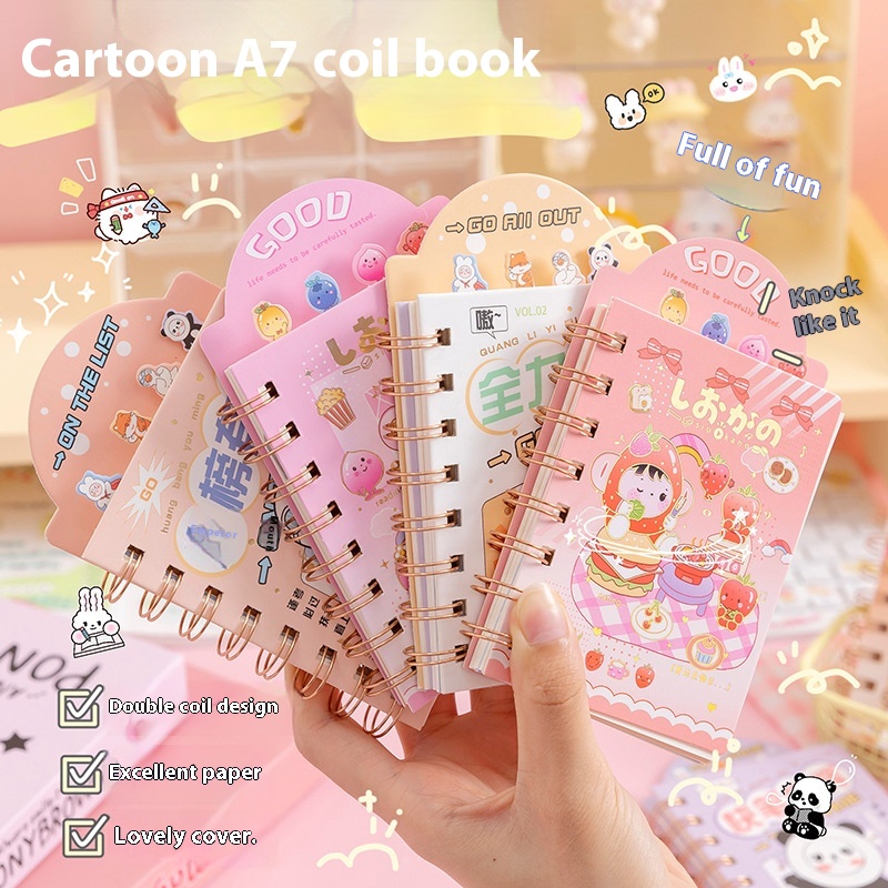 Style Girly Heart Isn't Interesting Ladder-style Paging Book Coil Handbook Plan Wrong Question Portable Notepad