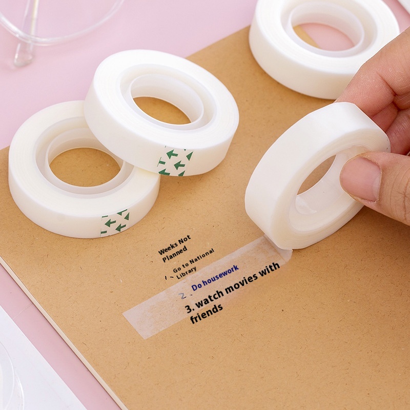 Hobby Invisible Tape Wide Copy And Paste Student Wrong Question Sticky Tape Student Cutter Single Card2 Rolls