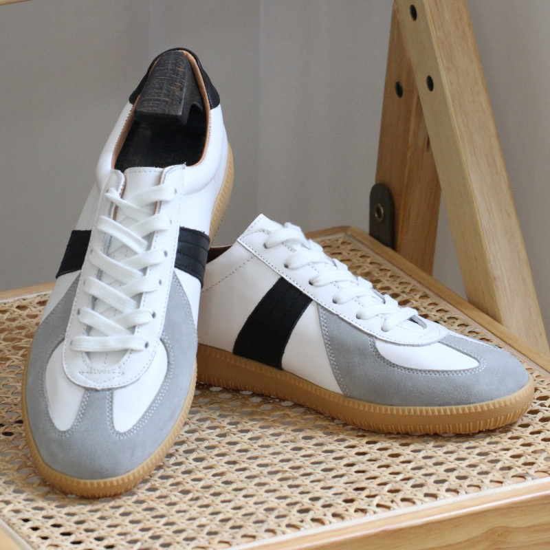 One Piece Of Small White German Leather Casual Versatile Suit German Training Shoes For Men