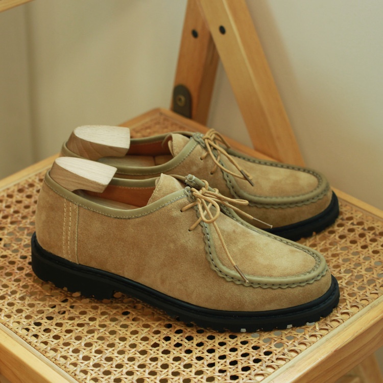 Postman Shoes Casual Leather Shoes Low-top Shoes Indian Soft Leather Shoes American Retro Suit Shoes