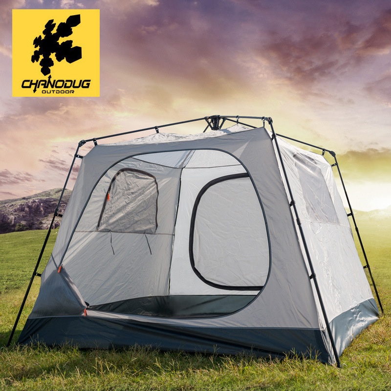 Outdoor Mountaineering Fully Automatic Hydraulic Quick-opening Tent Camping Thickened Rainproof Four-sided Pergola Sunshade Tent