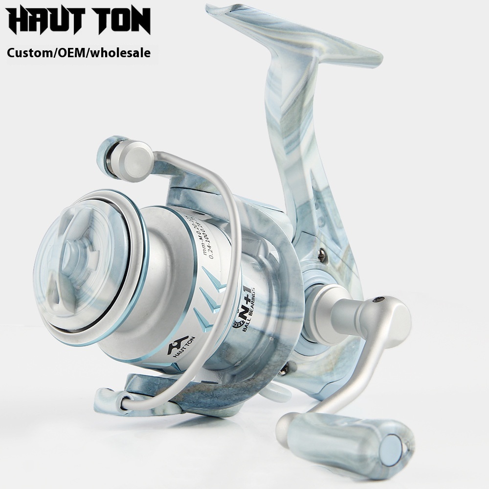 Haodun Micro-lure Spinning Reel5.2:1 Speed Ratio Graffiti Long-distance Fishing Reel Sea Rod Fishing Reel
