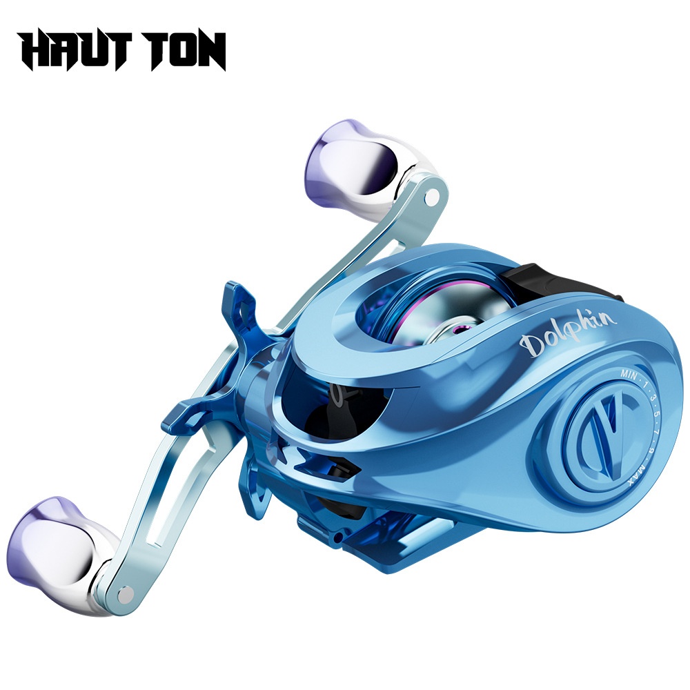 Haoton Three Brake Anti-explosion Line Water Drop Reel Luya Long-distance Casting Reel5+1 Micro-object Fishing Reel Fish Reel DN