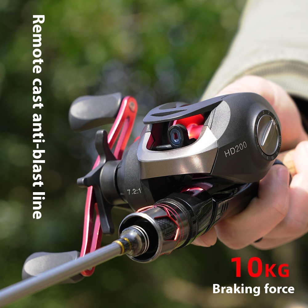 Haodun Luya Water Drop Wheel Long-distance Casting Anti-explosion Line Fishing Reel Fishing Reel Black Fish Wheel Micro-object Wheel HD